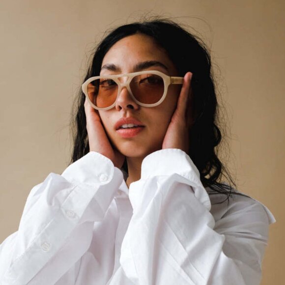 RAIE Eyewear The Stevie sunglasses - Latte - Picture 1 of 4